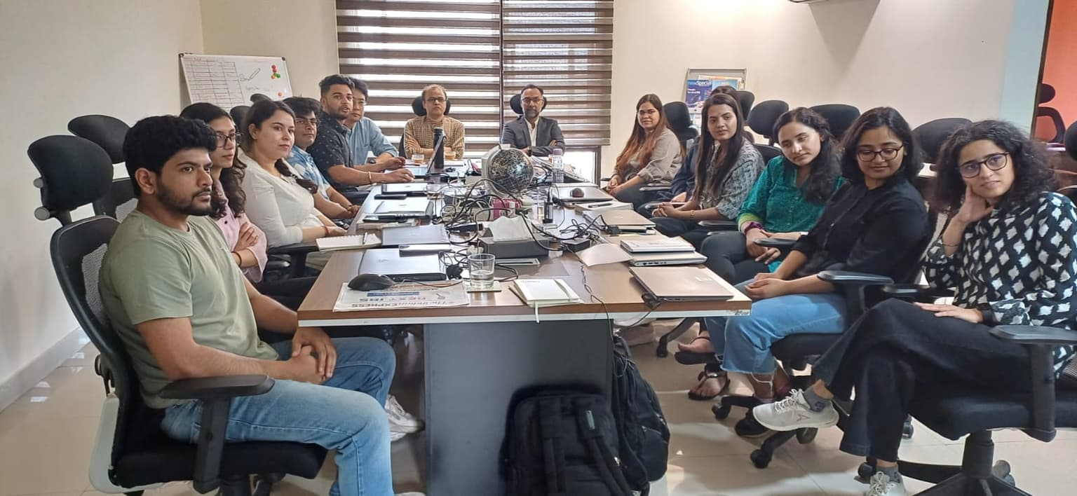 Interaction with Mr. Ayanabh Deb Gupta